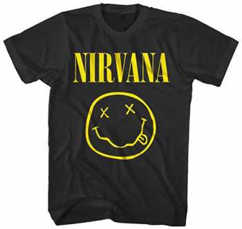 Merch Nirvana: T-shirt Smiley Logo Nirvana
