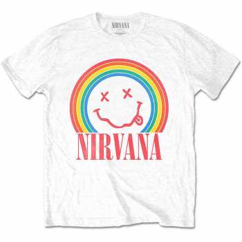 Merch Nirvana: T-shirt Smiley Rainbow