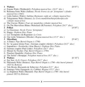 CD No Artist: Musical Box Dances: Victorian Dance Favourites