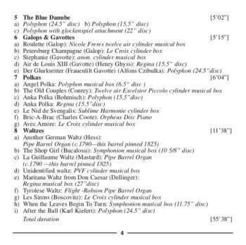 CD No Artist: Musical Box Dances: Victorian Dance Favourites