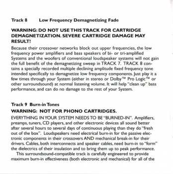 CD No Artist: Test & Burn-In CD