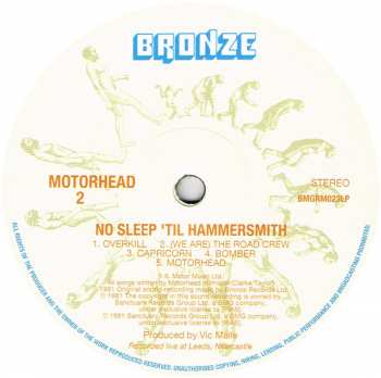 LP Motörhead: No Sleep 'til Hammersmith