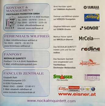 2CD Nockalm Quintett: Wahnsinnsflug Auf Wolke 7
