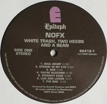 LP NOFX: White Trash, Two Heebs And A Bean