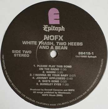 LP NOFX: White Trash, Two Heebs And A Bean