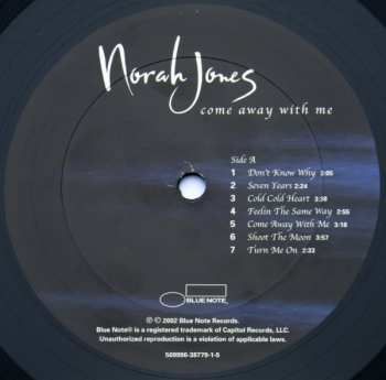 LP Norah Jones: Come Away With Me