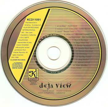 CD North Texas Wind Symphony: Deja View