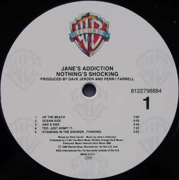 LP Jane's Addiction: Nothing's Shocking