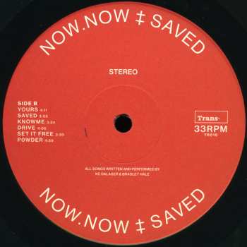LP Now, Now: Saved