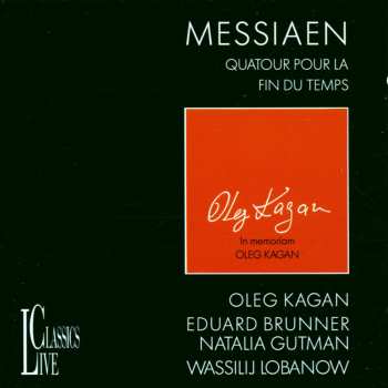 CD Olivier Messiaen: Quatuor Pour La Fin Du Temps 