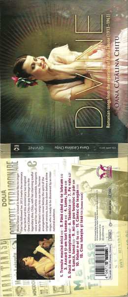 CD Oana Cătălina Chițu: Divine - Romanian Songs From The Repertoire Of Maria Tănase (1913 - 1963)