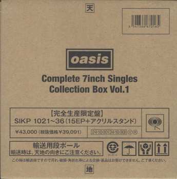 15SP/Coffret Oasis: Complete 7 Inch Singles Collection Box Vol. 1 LTD