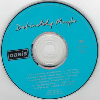 CD Oasis: Definitely Maybe = オアシス