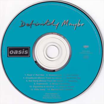 CD Oasis: Definitely Maybe = オアシス