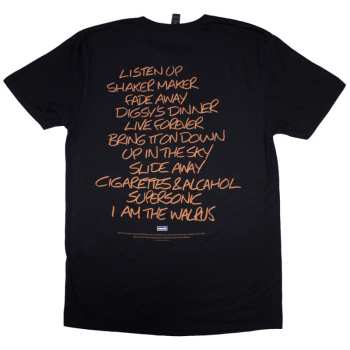 Marchandises Oasis: Oasis Unisex T-shirt: Definitely Maybe Aaa Setlist (back Print) (small) S