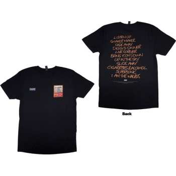 Marchandises Oasis: Oasis Unisex T-shirt: Definitely Maybe Aaa Setlist (back Print) (small) S