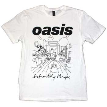 Marchandises Oasis: Oasis Unisex T-shirt: Definitely Maybe Line Drawing (small) S