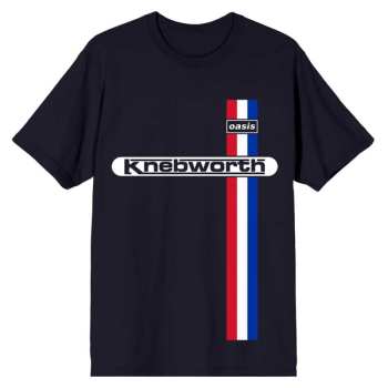 Marchandises Oasis: Oasis Unisex T-shirt: Knebworth Vertical Stripe (small) S