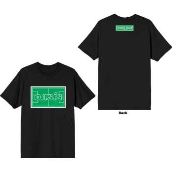 Marchandises Oasis: Oasis Unisex T-shirt: Maine Road Football Pitch (back Print) (small) S