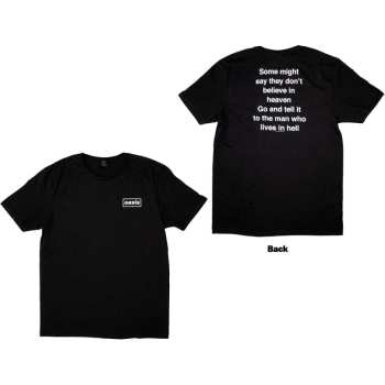 Marchandises Oasis: Oasis Unisex T-shirt: Some Might Say Lyric (back Print) (small) S