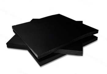 Technique audio Papírový obal na LP bez středových otvorů Černý