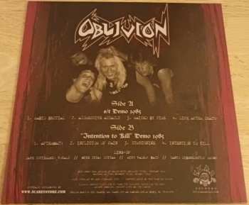 LP/CD Oblivion: Intention To Kill – Demos & Rarities 1985