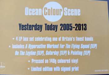 4LP/Coffret Ocean Colour Scene: Yesterday Today 2005-2013 CLR | LTD