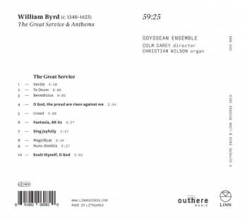 CD William Byrd: William Byrd: The Great Service & Anthems