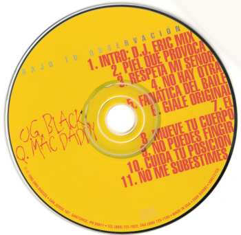 CD OG Black: Bajo Tu Observacion