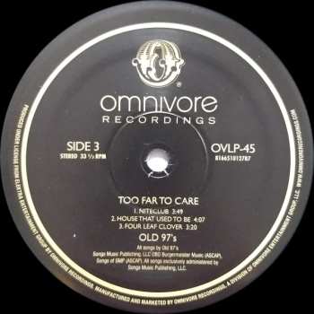 2LP Old 97's: Too Far To Care