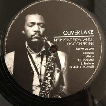 LP Oliver Lake: NTU: Point From Which Creation Begins