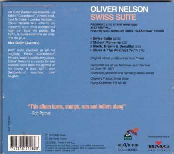 CD Oliver Nelson: Swiss Suite