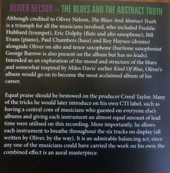 CD Oliver Nelson: The Blues And The Abstract Truth