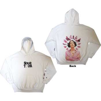 Marchandises Olivia Rodrigo: Olivia Rodrigo Unisex Pullover Hoodie: Butterfly Halo (back Print & Ex-tour) (small) S