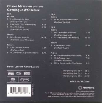 DVD/Coffret/3SACD Olivier Messiaen: Catalogue D'Oiseaux