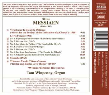 CD Olivier Messiaen: Livre D'Orgue