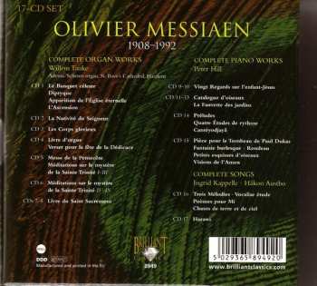17CD/Coffret Olivier Messiaen: Organ Works · Piano Works · Songs