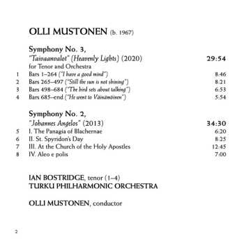 CD Ian Bostridge: Symphonies Nos. 2 & 3