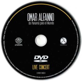 CD/DVD Omar Alfanno: De Panama Para El Mundo - Live Concert