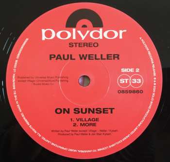 2LP Paul Weller: On Sunset