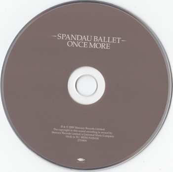CD Spandau Ballet: Once More