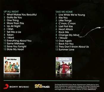 2CD/Coffret One Direction: Up All Night / Take Me Home