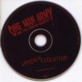 CD One Man Army And The Undead Quartet: Error In Evolution