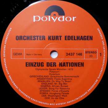 2LP/Coffret Orchester Kurt Edelhagen: Einzug Der Nationen