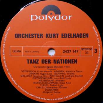 2LP/Coffret Orchester Kurt Edelhagen: Einzug Der Nationen