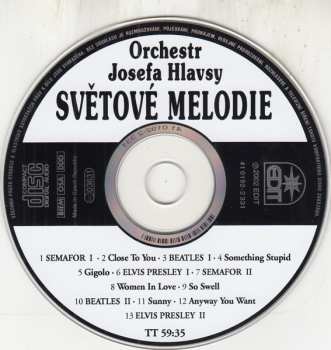 CD Josef Hlavsa & Orchestra Prague: Světové Melodie