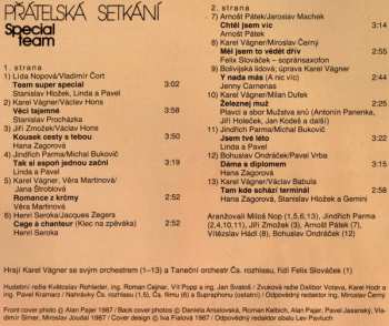 LP Orchestr Karla Vágnera: Přátelská Setkání – Special Team