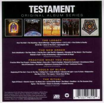 5CD/Coffret Testament: Original Album Series