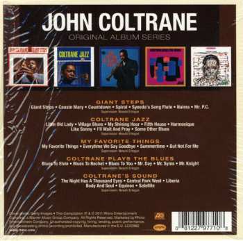 5CD/Coffret John Coltrane: Original Album Series