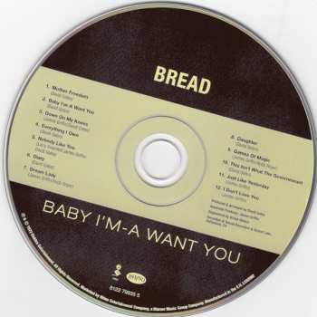 5CD/Coffret Bread: Original Album Series